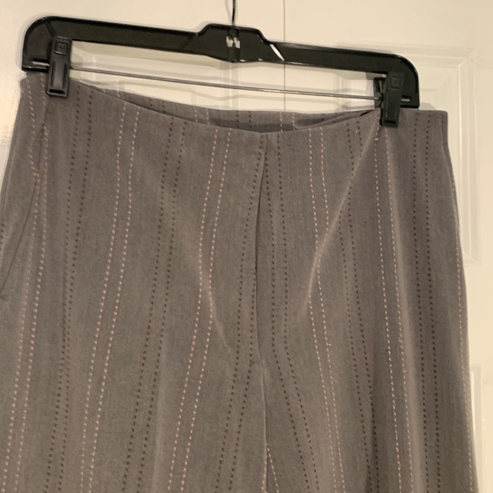 Gorgeous business suit by Newport News...Gray with pink pinstripe. - Picture 4 of 8